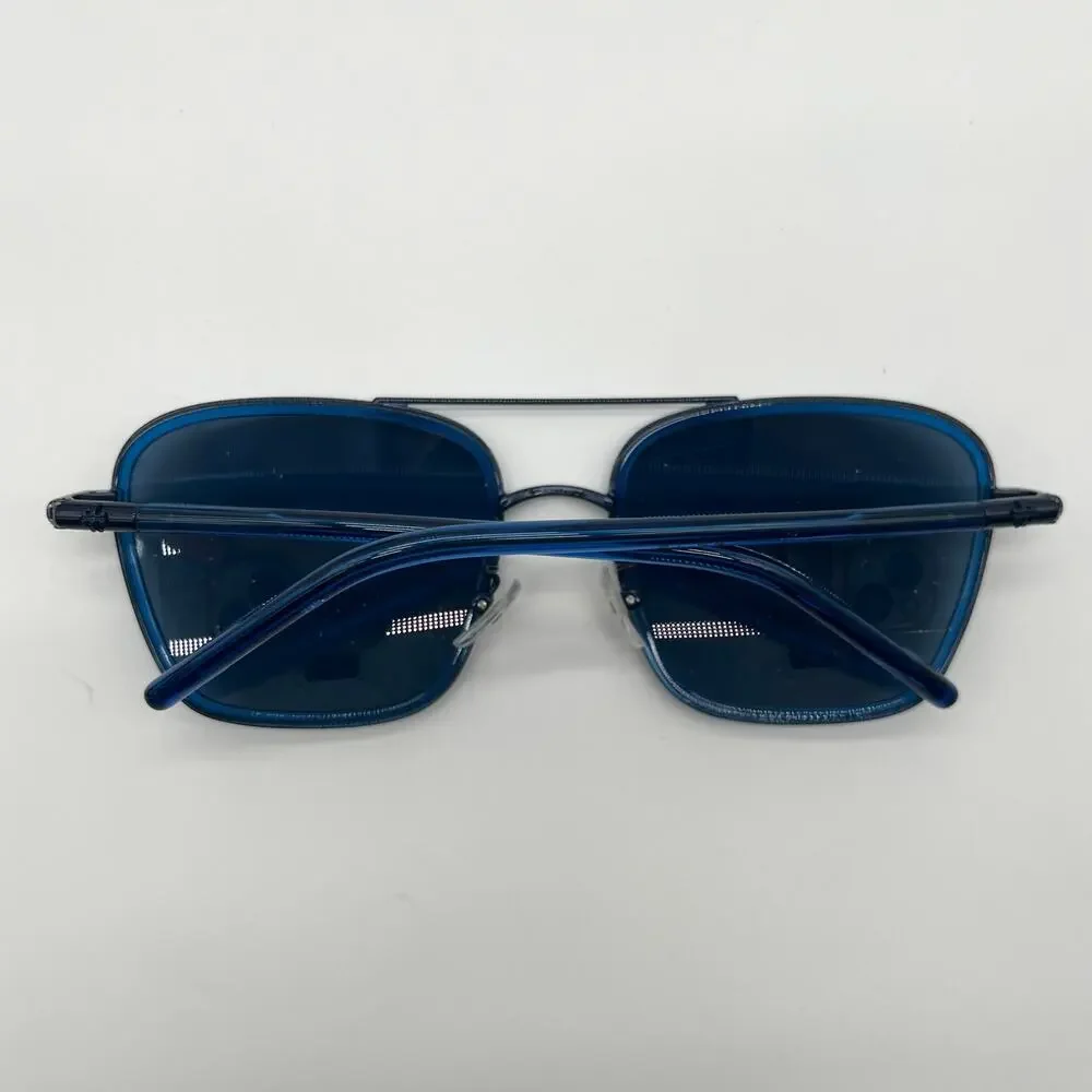 TORY BURCH NWOT Blue Transparent Sunglasses, Case and Dustbag Included - Picture 8 of 14